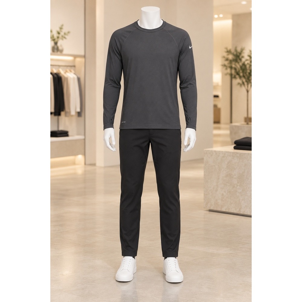 Nike Mens Shirt Pro Combat Dri-FIT Compression Thumbhole Black XL